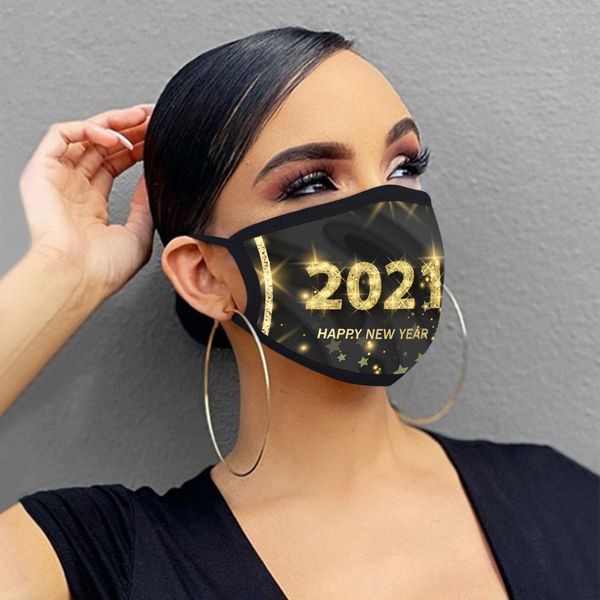 

happr new year mouth cap christmas headband bandana face mask mondkapje kerst mondkapjes zwart mascarillas mascherine bbyiih, Black