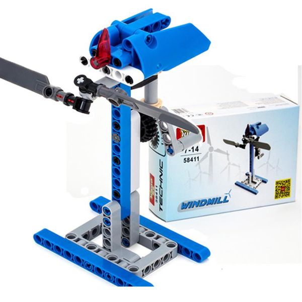 

diy рука ветряная мельница наука эксперимент diy gizmo сборка строительных блоков строительные игрушки детские развлечения educatio wmtpkd