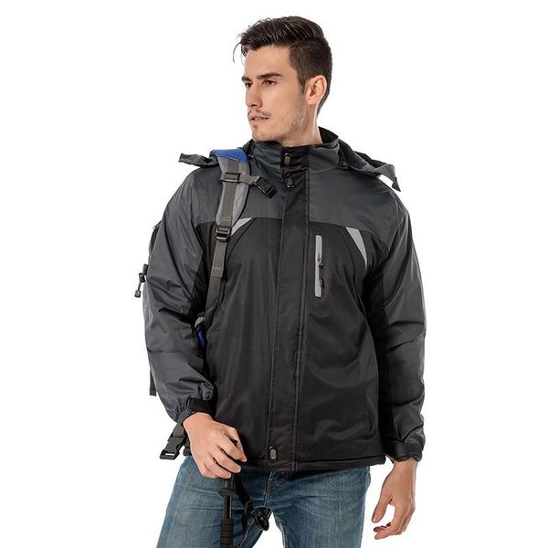 

yoga outfits outdoor long-sleeved hooded jackets autumn and winter fashion contrast color sports trench coat, White;red