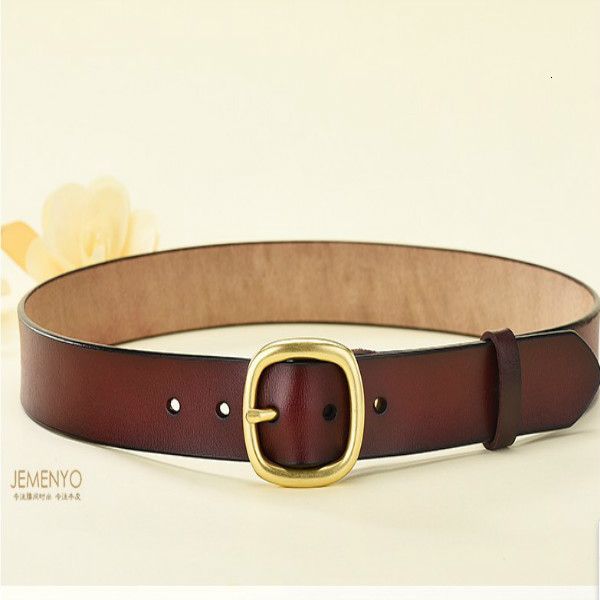 

factorykob9quality fashion men high genuine leather smooth buckle mens belts for women belt jeans cow strap, Black;brown