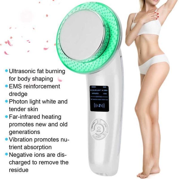 

skin spots removal pen 6 in 1 led body slimming massager ems whitening skin rejuvenation infrared heating device1