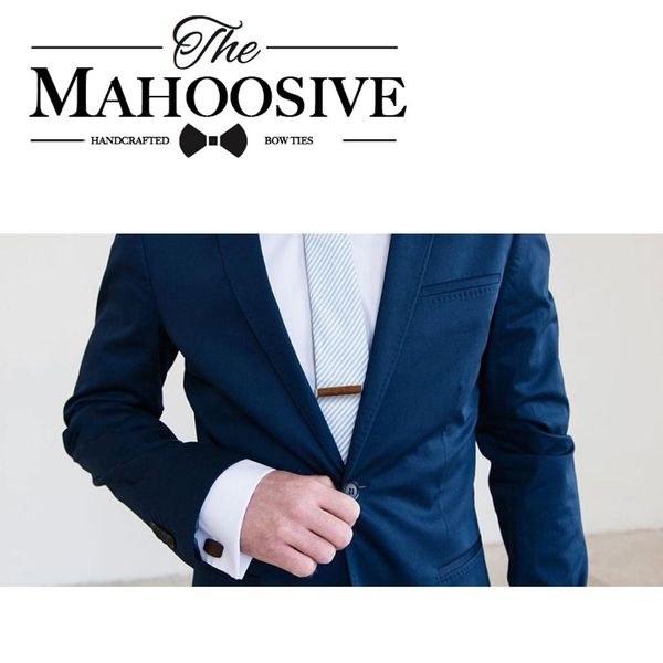 

mahoosive деревянный галстук зажима для мужчин галстук деревянные галстуки зажимы для мужского подарка q wmtzsm, Black;gray