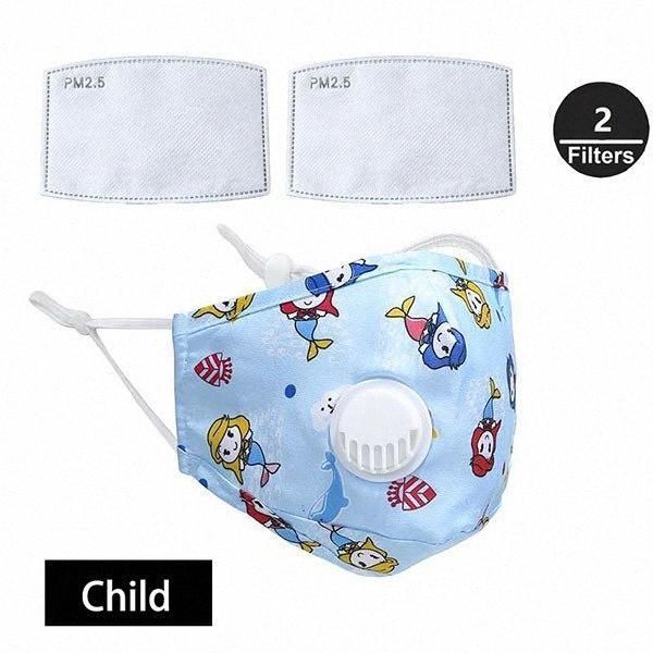 

reusable inside masks fashion kid pm2.5 mouth cotton valve mask with face mask 2 filters with breath r5hw# anti-dust hpauc ibjmx