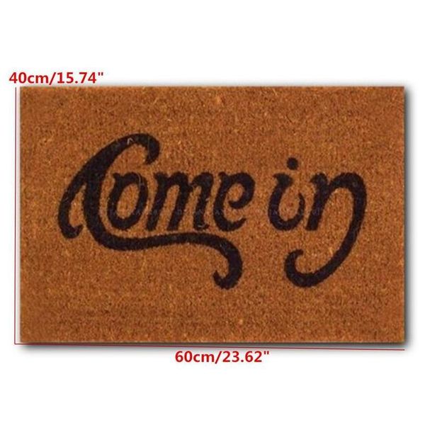 

wholesale- 1pc non slip floor mat cushion home bathroom mat carpet rug welcome go pattern away doormat funny ind qylbtq wphome
