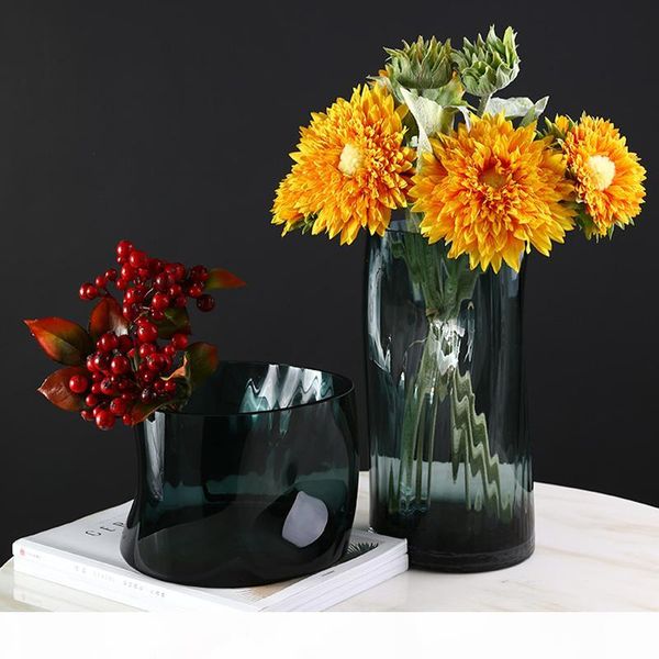 

art специальные формы прозрачного стекла ваза гостиная цветочная композиция главная спальня гидропоники цветок домашнее украшение свадьба