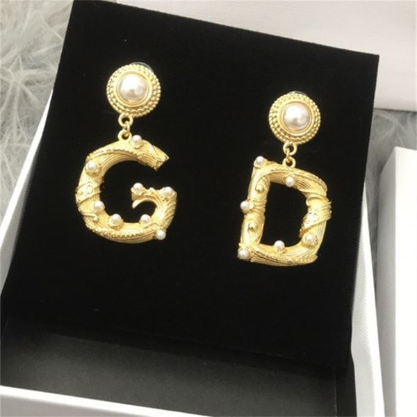 

gd gd big pendant earrings easy to set up jewel luxury_c5w3, Black