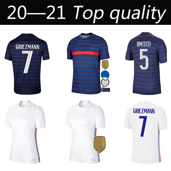 

высочайшее качество франция mbappe soccer technys 2021 griezmann pogba футбол футбол 20 21 pavard kante womish + kids set uned, Black;yellow