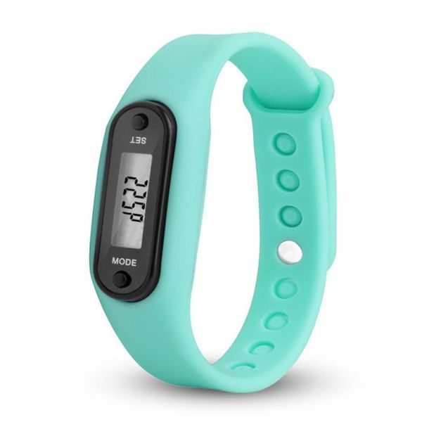 

digital lcd silicone wirstband pedometer run step walking distance calorie counter wrist women men sport fitness watch bracelet sqcvhh