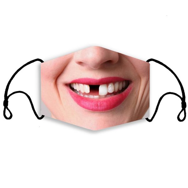 

face pattern mask mouth 8 3d designs printing dust-proof anti-fog pm2.5 filter breathable washable protective masks dhe9