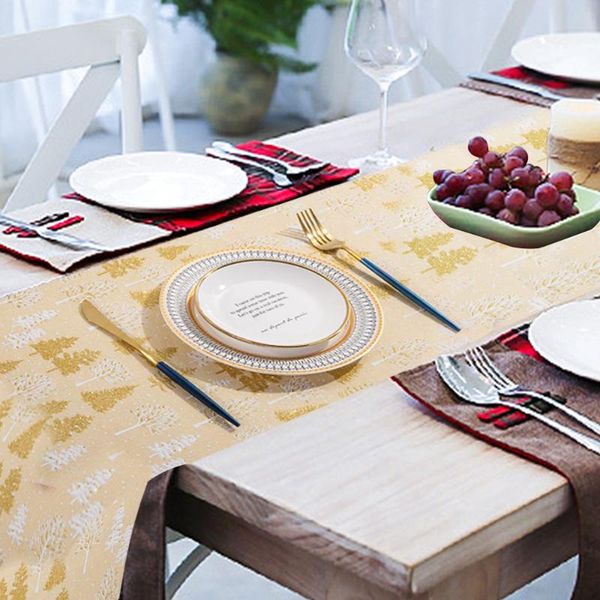 

table cloth christmas decoration linen printed flag tablecloth placemat decorations for home runner flags