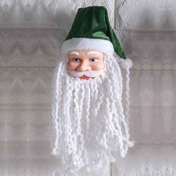 

christmas decorations long beard santa claus hanging ornament cute red, green s, tree decoration1