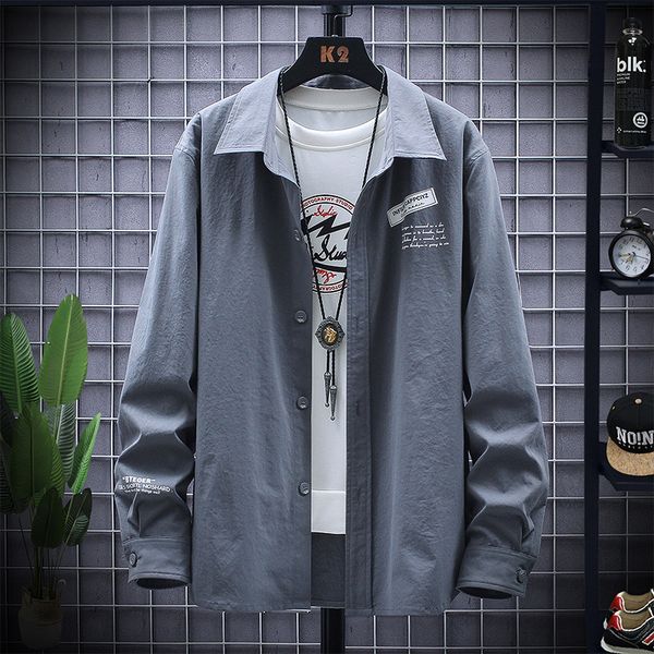 

2021 new men long sleeve casual black shirts fms0-g16 c1212, White;black