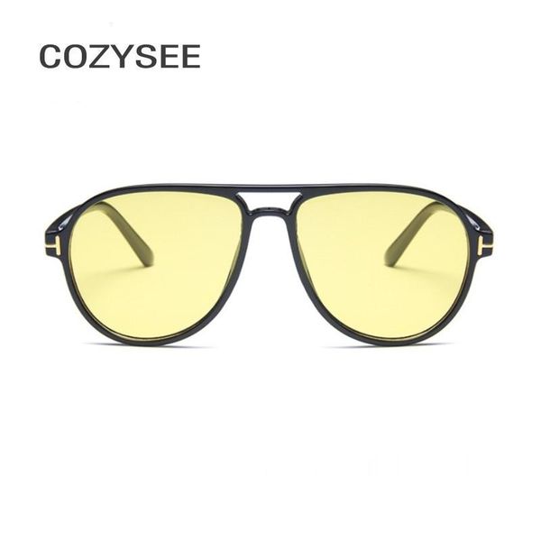 

sunglasses 2021 fashion mens driving retro brand designer shades summer oval sun glasses female black yellow frame oculos, White;black