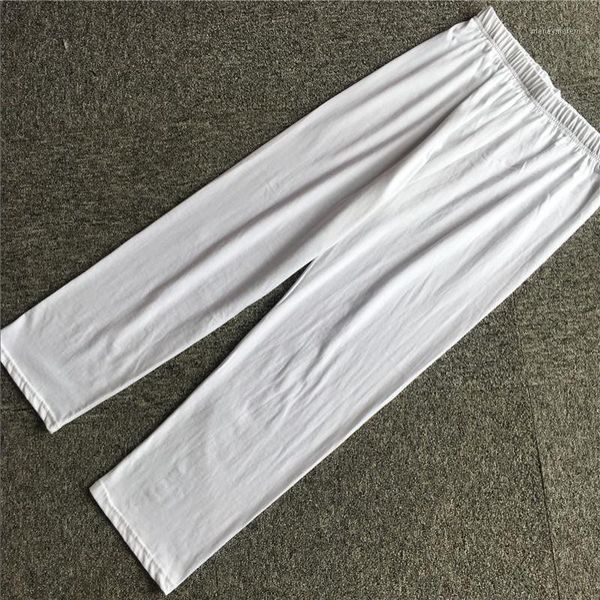 

2019 new spring cotton pajamas man loose summer sleeping pants men sleep bottoms pyjama trouser home sleepwear trousers plus 4xl1, Black;brown