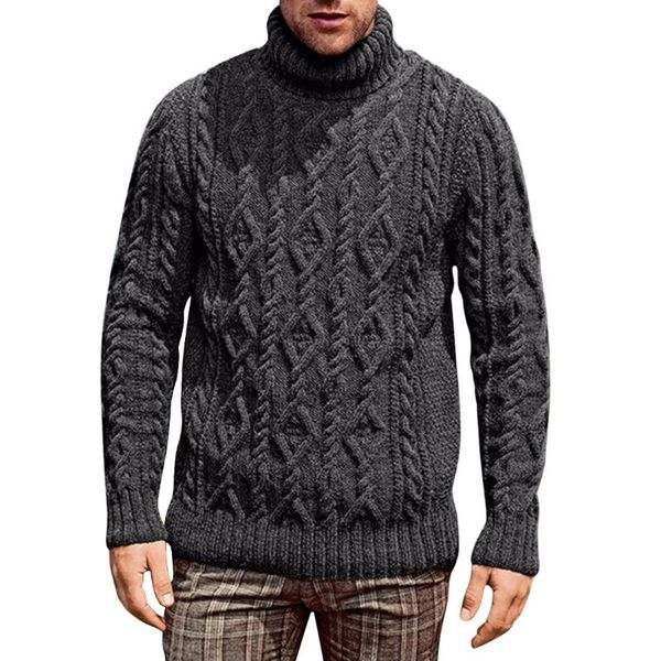 

men's sweaters 4 color men sweater solid long sleeve turleneck winter knitted blouse casual plus size knitwear pullover, White;black