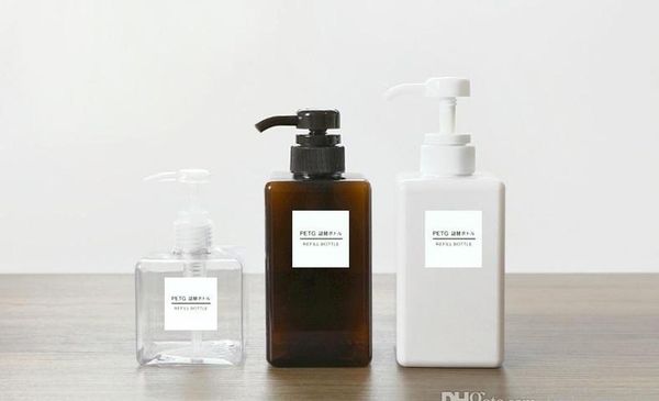 

250ml petg pump square lotion bottles shower gel hand sanitizer bottle cosmetic sub-packing plastic bo jllfua soif