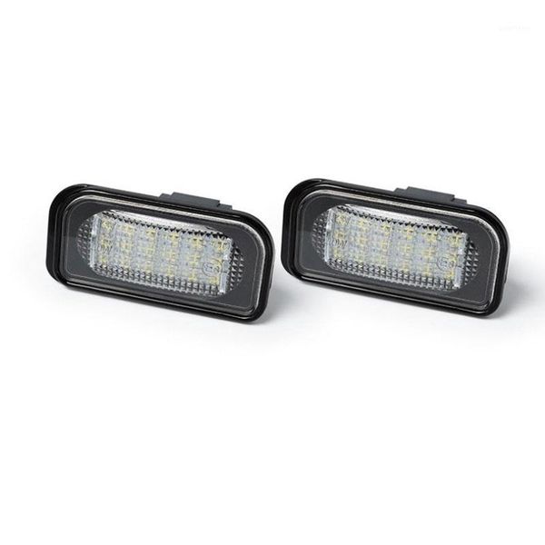 

12v decoding led rear registration plate lamp for - w203 4d/r230/w209 white car light number plate light1