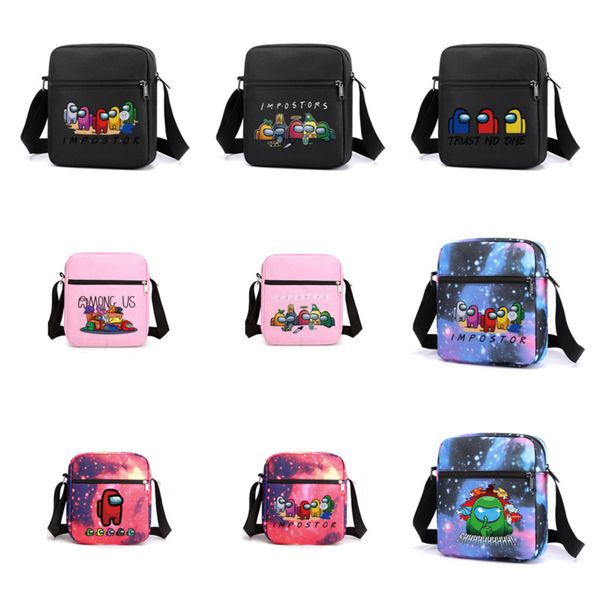 

among us handbag wallet mini purse luxurys designers bags canvas crossbody bag purses card holder crossbody bag girls handbags g20107, Black