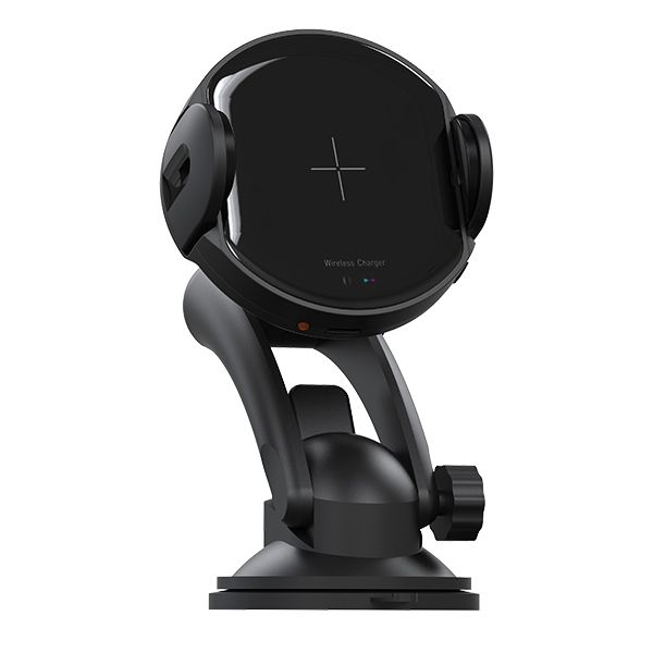 

automatic clamping wireless charger mount car mobile phone holder