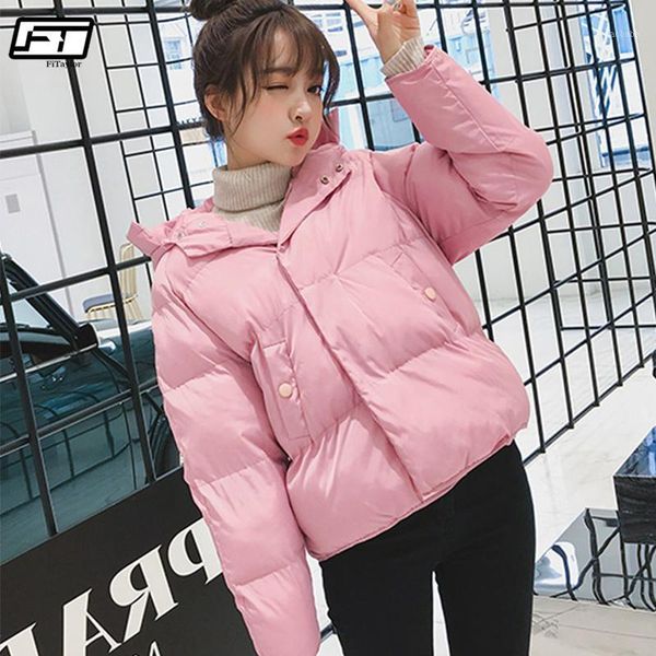 

fitaylor autumn winter down jacket women coat female stand short cotton padded jacket parkas female warm casual overcoat1, Tan;black