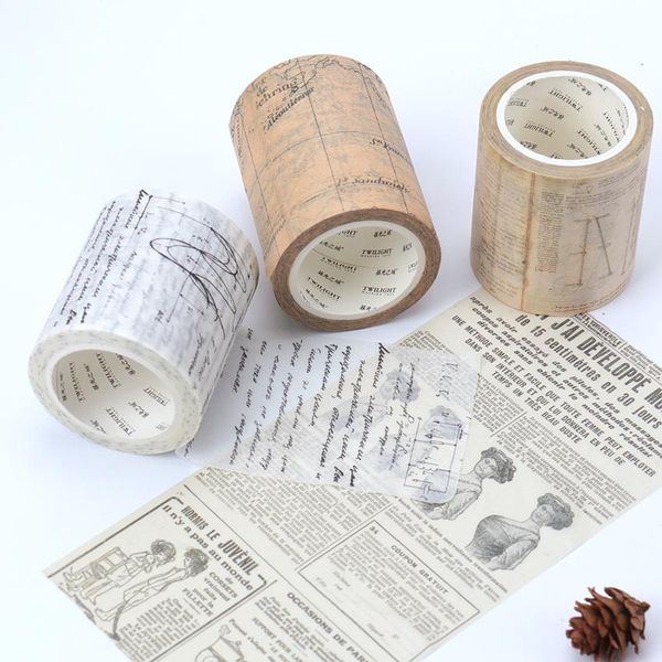 

2016 я лента винтаж да винчи рукопись маскировка ленты мира карта washi ленты diy scrapbooking наклейка канцелярских товаров h