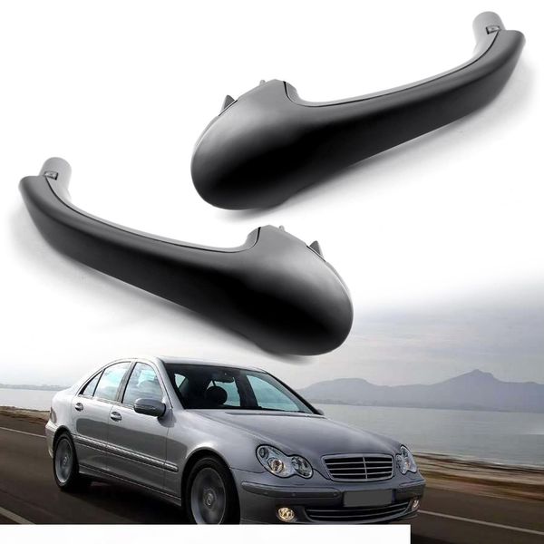 

areyourshop car fit for mercedes-benz w203 c-class front left right interior door pull handle oe black car auto accessories parts
