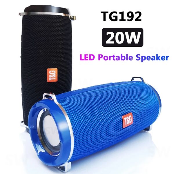 

powerful tg192 portable bluetooth speaker outdoor column computer wireless speakers subwoofer boombox music-center-radio