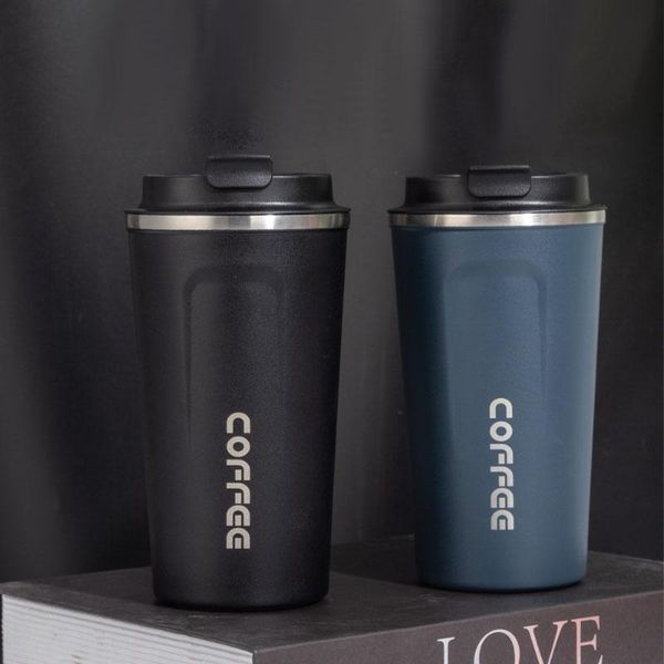 

coffee cup environmental protection vacuum double layer heat portable bottle travel cup stainless steel gift cross-border