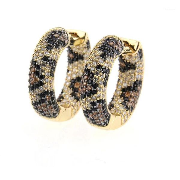 

hibride new fashion multi colors cubic zirconia round circle fashion hoop earrings women jewelry brincos bijoux e-6711, Golden;silver