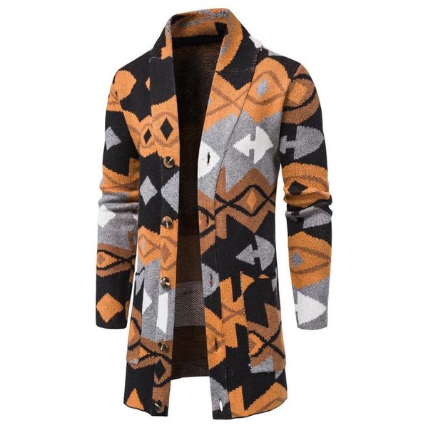 

men's sweaters high quallity winter fashion jacket cardigan youth sweater long camo casual oversize coat, White;black