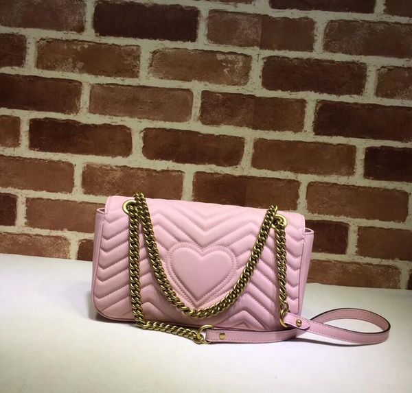 

luxurys designers bags solds womens shoulder bags love wavy chain crossbody bag plain genuine real leather handbags