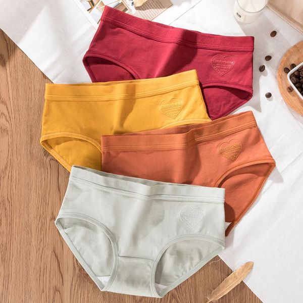 

women's panties 3pcs/seamless fashion simple cotton women panty underwear lingerie briefs comfortable female intimate, Black;pink