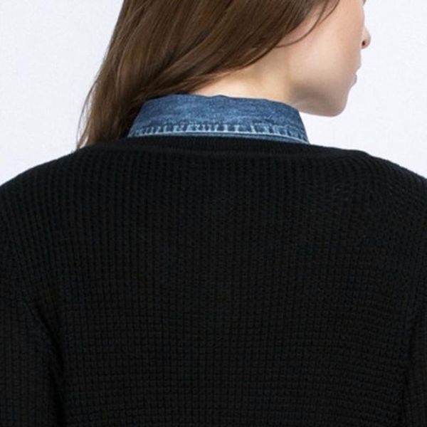 

women denim shirt false collar detachable fake necklace lapel shirt accessories 2017 new wom qylddd, Blue;red