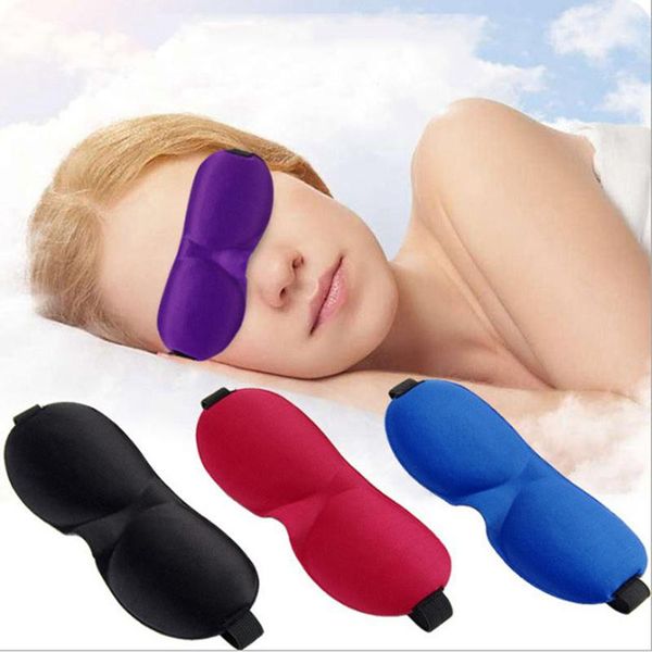 3D Nefes Uyku Maskesi Doğal Uyku Göz Maskesi Göz Demeği Kapak Gölge Göz Yama Kadın Erkek Yumuşak Taşınabilir Seyahat Eyepatch RRF4571
