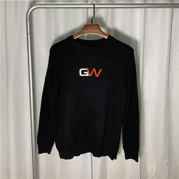

designer sweater men's sweatshirt fashion long sleeve embroidery couple sweater autumn loose pullover sale, White;black