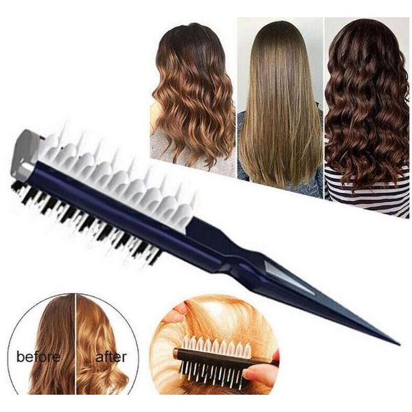 

volumizer style comb volumia style comb instant hair volumizer comb sharks back combing brush heat-resis qylbwm lipper, Silver