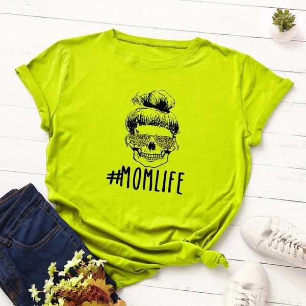 

women tshirt 2020 cartoon skull letter print t-shirt plus size cotton short sleeve tee shirt funny girl graphic ladies 5xl1, White