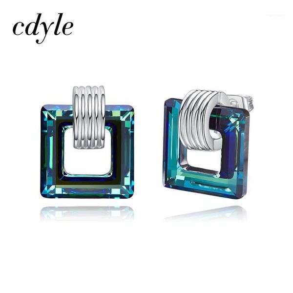 

cdyle embellished with crystals fashion stud earring female volcanic rhinestone boucle d'oreille pendientes mujer1, Golden;silver