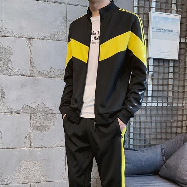 

chandal hombre 2019 ropa hombre autumn sweatshirt hoodie pant 2 piece set suits streetwear trainingspak mannen tracksuit men1, Gray