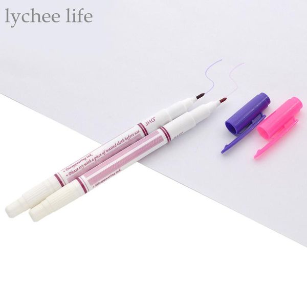 

1pc erasable fabric marker pen marking water textile ink paint pen patchwork craft sew easy wipe off water soluble marker, Black