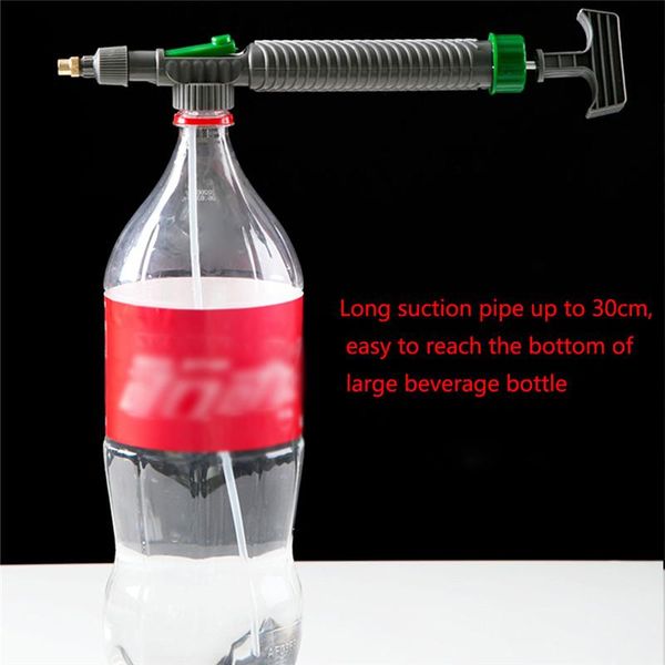 

household high pressure air pump manual sprayer plastic garden trolley adjustable nozzle watering spray sprayer head with joint