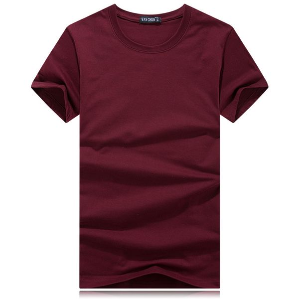 

casual new spring men's short sleeve fashion city solid color t-shirt, White;black