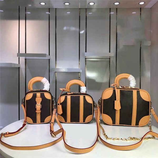 

women handbags purses designer mini luggage bb bag luxury tote clutch crossbody bags purses three size travel real leather bag, Black;red