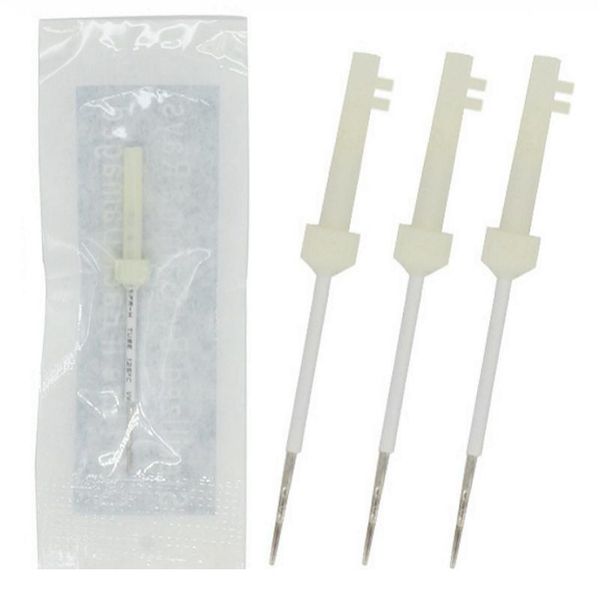 

individually packed 50 pcs 3 prong round needle dragon machine permanent makeup eyebrow tattoo needles tattoo qyleyd