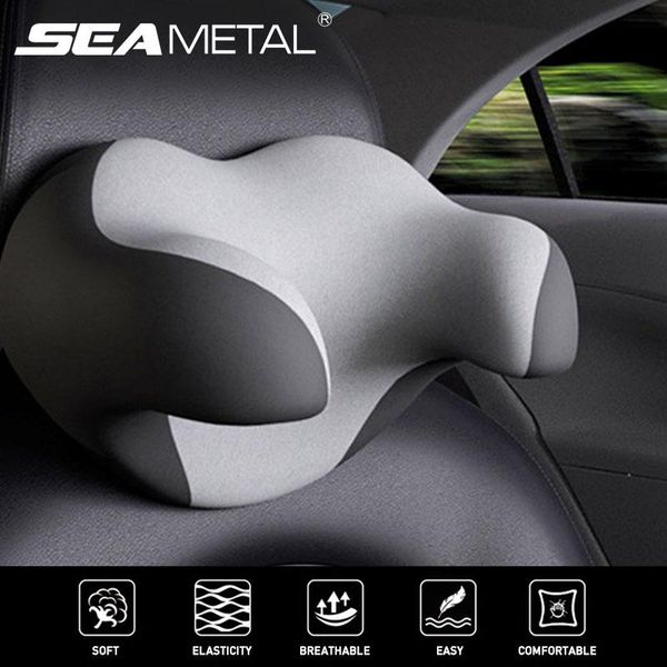 

seat cushions car headrest pillow memory foam interior auto pillows head neck protector soft cushion for man kids travel rest accessory