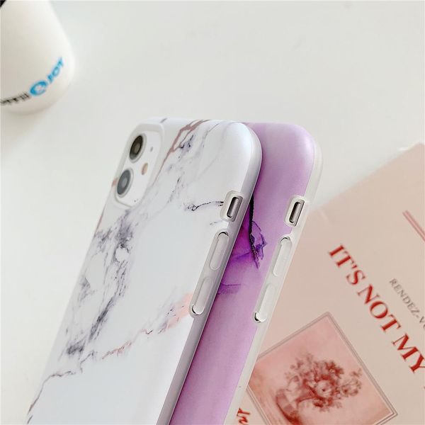 

flykylin marble matte phone cases for samsung s20 ultra s8 s9 s10 s20 plus s10e note 8 9 10+ back cover silicone wmtbpy dh_niceshop