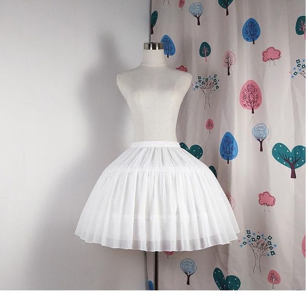 

e jue shung ball gown underskirt short dress cosplay petticoat chiffon tow bones lolita petticoat ballet rockabilly c wmtqct