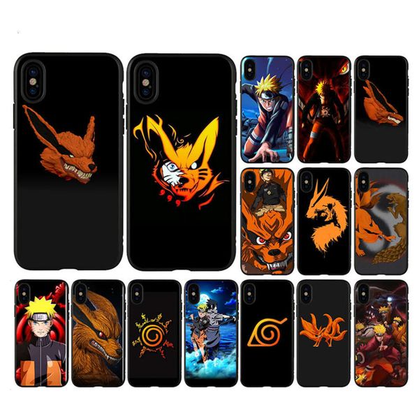 

1dwanimated naruto mak vip 11pro 5s 6s 67 8plus x xs x xr xsmax through kurama kyuubi mobile phone cover