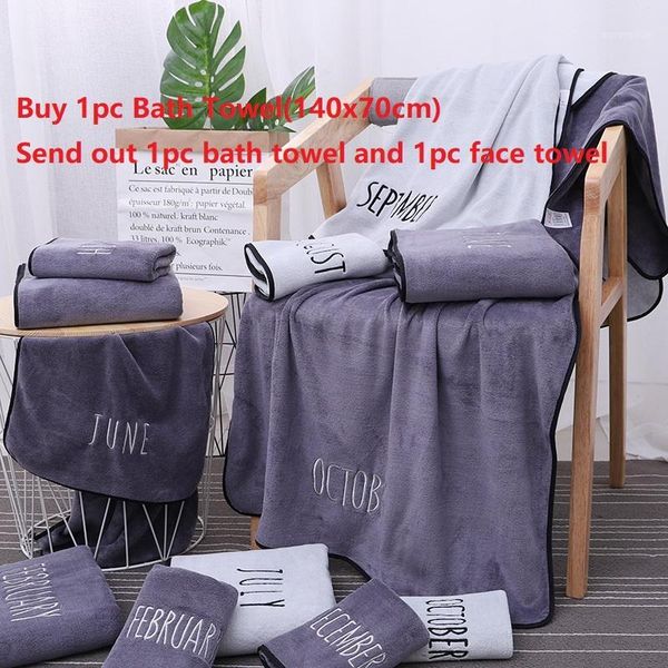 

fashion embroidery water absorption bath towel adults bathroom for quick dry soft towel towels 140x70cm bath1