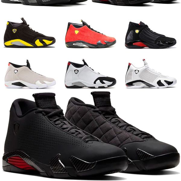 

14s 14 new jumpman xiv se black ferrar red mens basketball shoes spm x royal-blue thunder last srelease designer sneakers, White;red